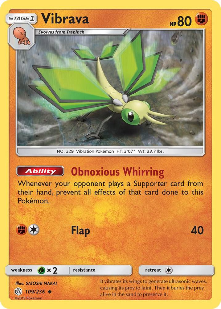 Vibrava 109/236 card from SM - Cosmic Eclipse