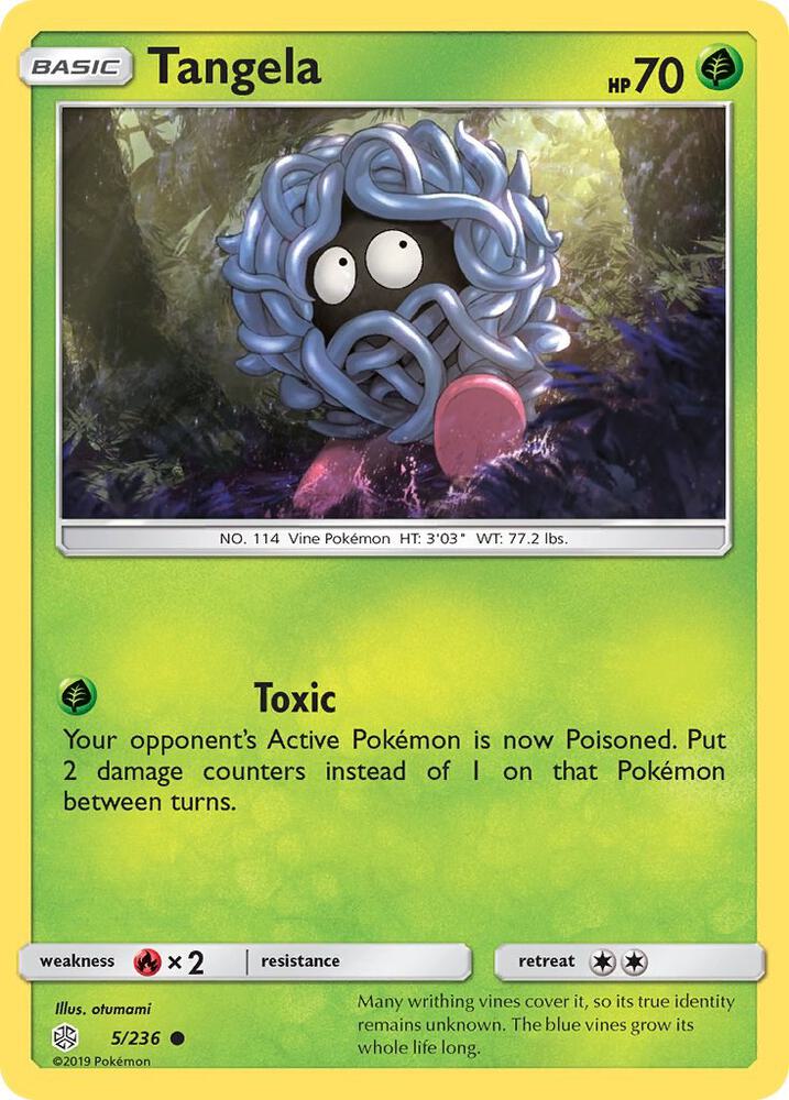 Tangela 5/236 card from SM - Cosmic Eclipse