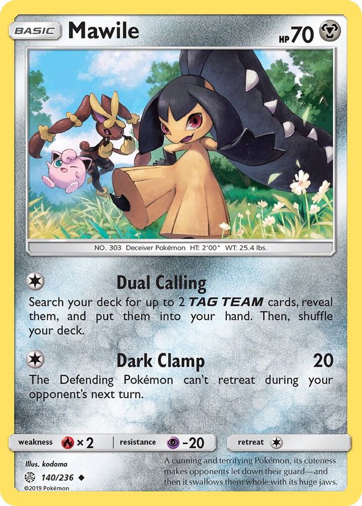 Mawile 140/236 card from SM - Cosmic Eclipse