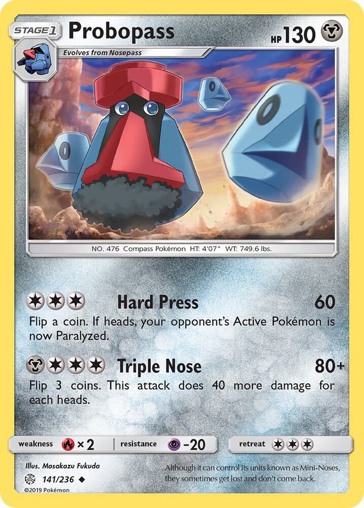 Probopass 141/236 card from SM - Cosmic Eclipse