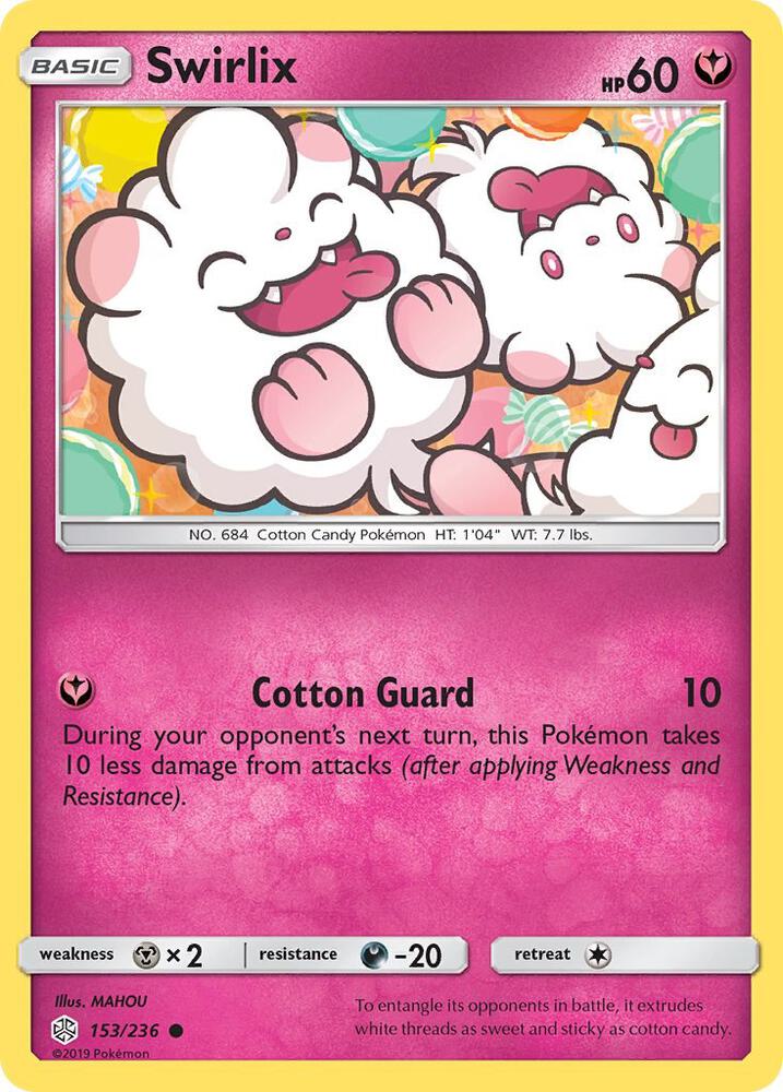Swirlix 153/236 card from SM - Cosmic Eclipse