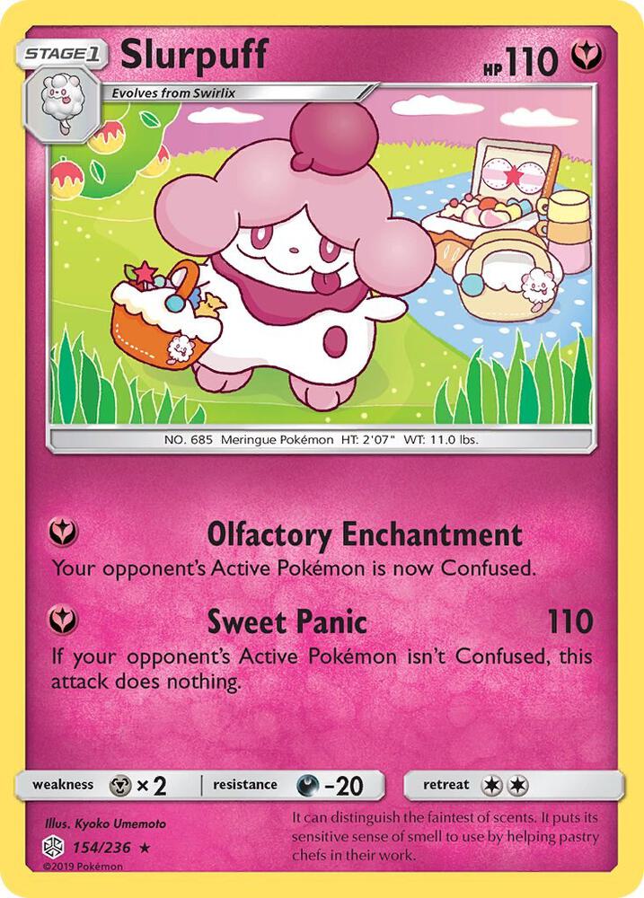 Slurpuff 154/236 card from SM - Cosmic Eclipse