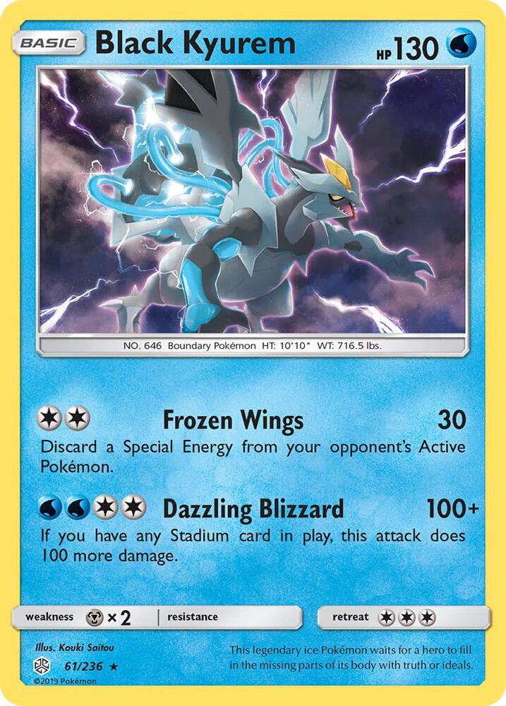 Black Kyurem 61/236 card from SM - Cosmic Eclipse