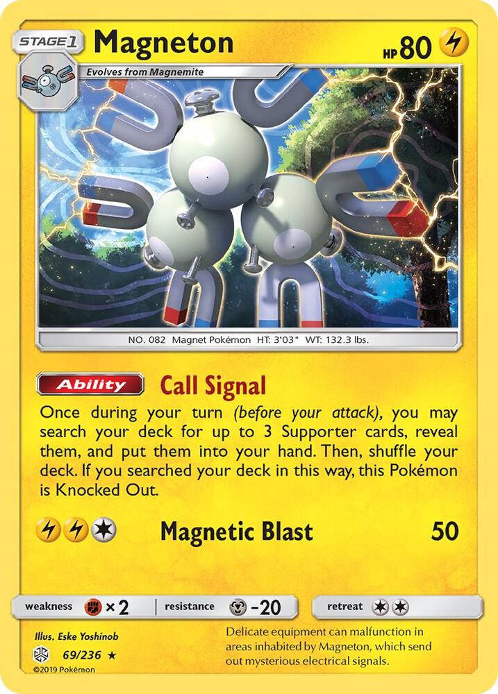 Magneton 69/236 card from SM - Cosmic Eclipse