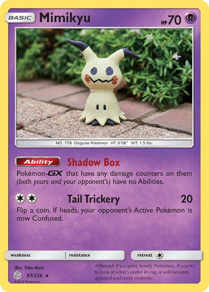Mimikyu (97) 97/236 card from SM - Cosmic Eclipse