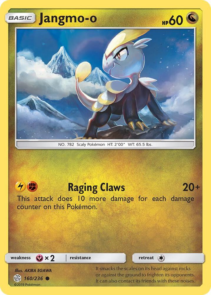 Jangmo-o 160/236 card from SM - Cosmic Eclipse