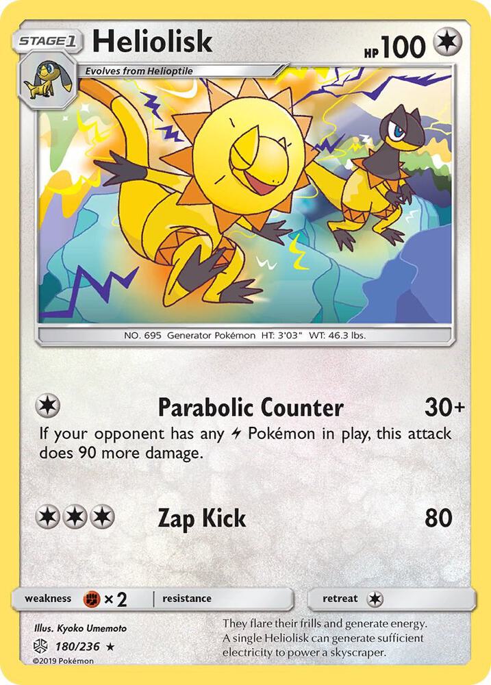 Heliolisk 180/236 card from SM - Cosmic Eclipse