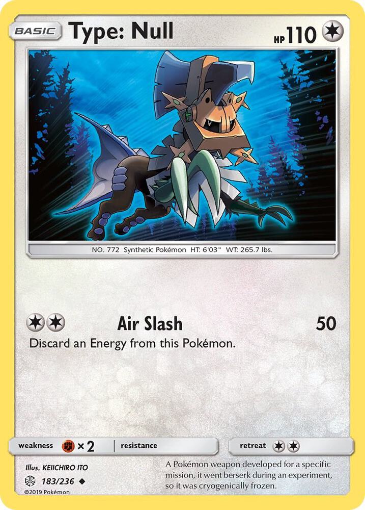 Type: Null 183/236 card from SM - Cosmic Eclipse
