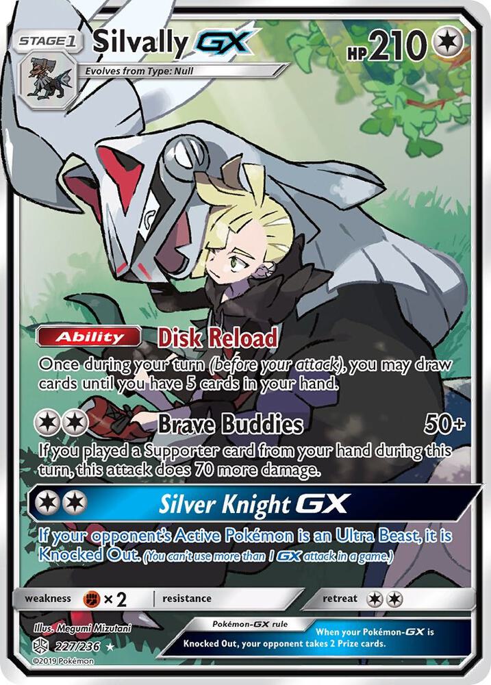 Silvally GX (Full Art) 227/236 card from SM - Cosmic Eclipse