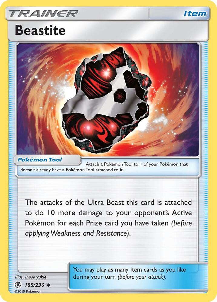 Beastite 185/236 card from SM - Cosmic Eclipse