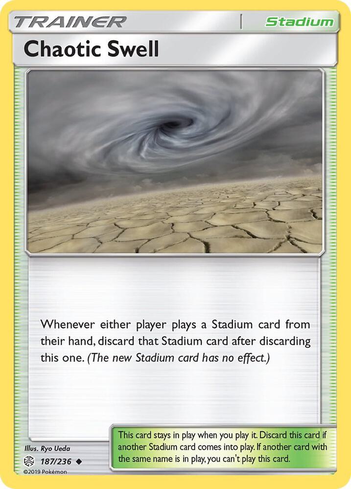 Chaotic Swell 187/236 card from SM - Cosmic Eclipse