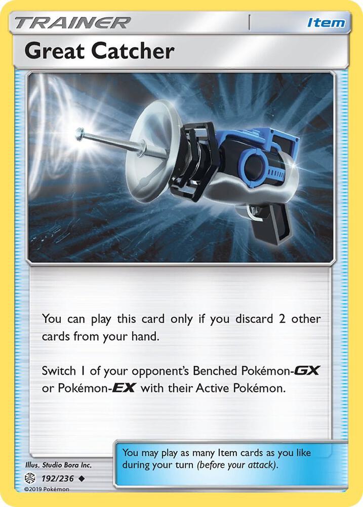 Great Catcher 192/236 card from SM - Cosmic Eclipse