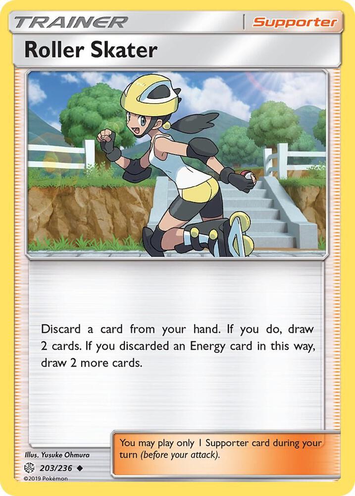 Roller Skater 203/236 card from SM - Cosmic Eclipse