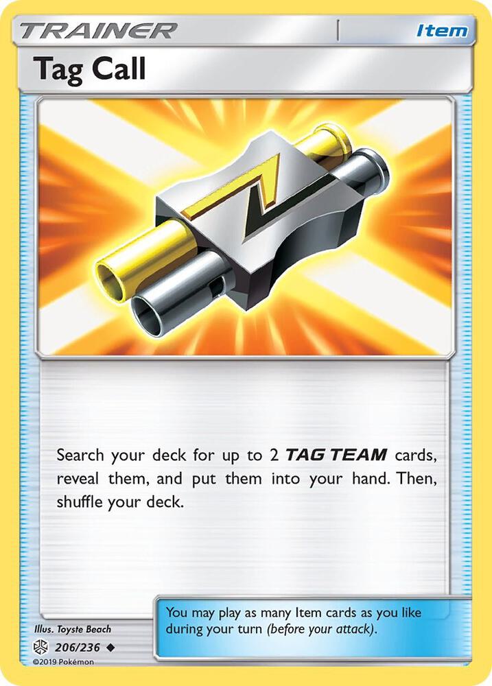 Tag Call 206/236 card from SM - Cosmic Eclipse