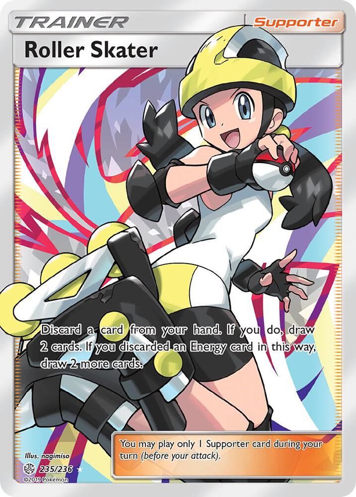 Roller Skater (Full Art) 235/236 card from SM - Cosmic Eclipse