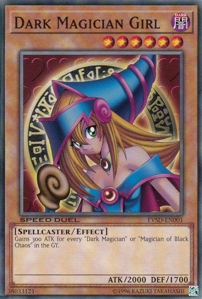 Dark Magician Girl EVSD-EN001 card from Event Pack Speed Duel
