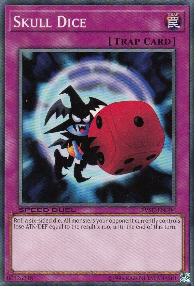 Skull Dice EVSD-EN004 card from Event Pack Speed Duel