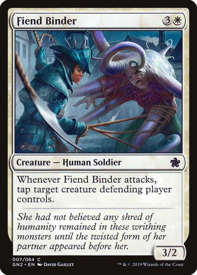 Fiend Binder 7 card from Magic Game Night 2019
