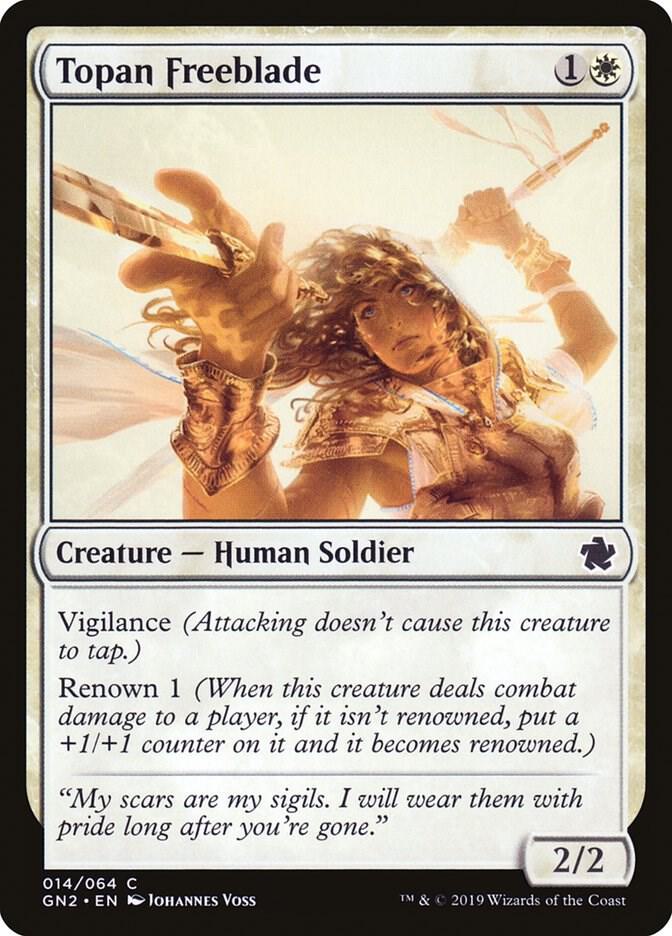 Topan Freeblade 14 card from Magic Game Night 2019