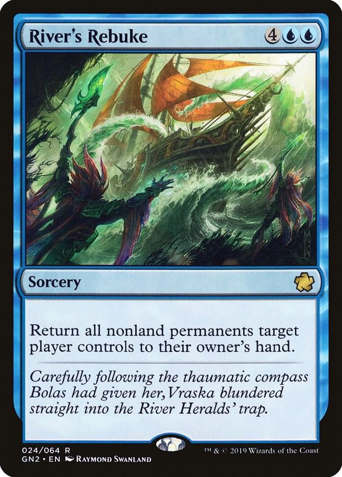 River's Rebuke 24 card from Magic Game Night 2019