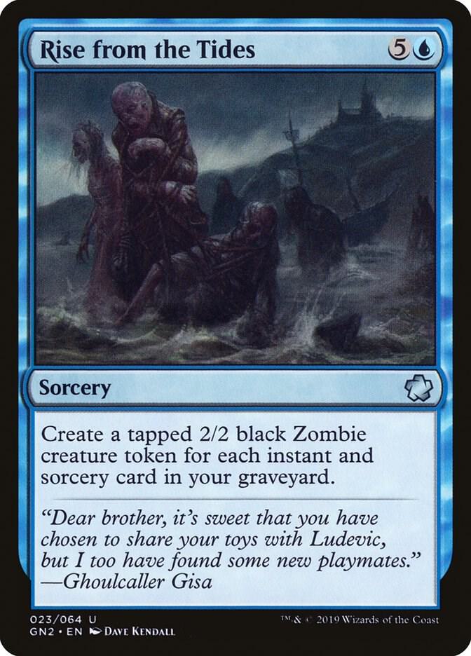 Rise from the Tides 23 card from Magic Game Night 2019