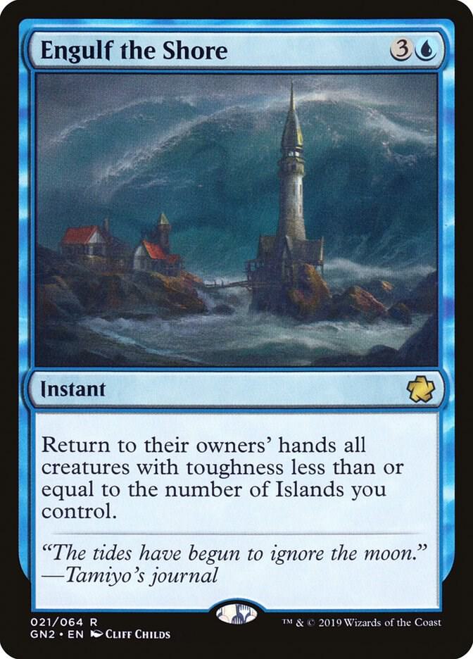 Engulf the Shore 21 card from Magic Game Night 2019