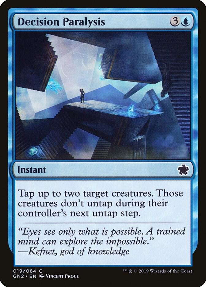Decision Paralysis 19 card from Magic Game Night 2019