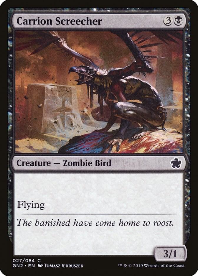 Carrion Screecher 27 card from Magic Game Night 2019