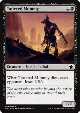 Tattered Mummy 34 card from Magic Game Night 2019