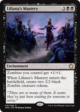 Liliana's Mastery 31 card from Magic Game Night 2019