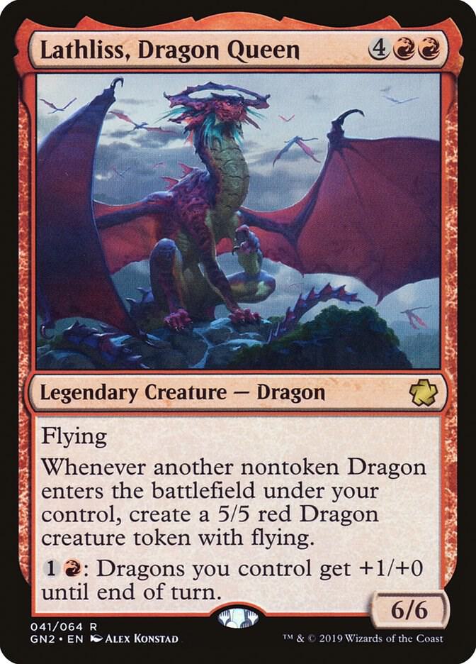 Lathliss, Dragon Queen 41 card from Magic Game Night 2019