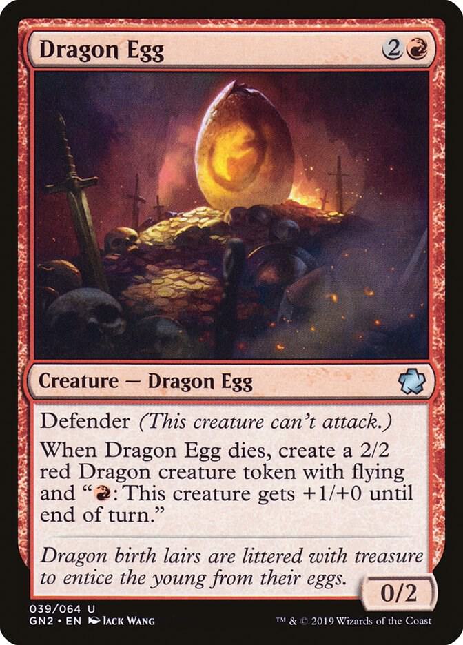 Dragon Egg 39 card from Magic Game Night 2019