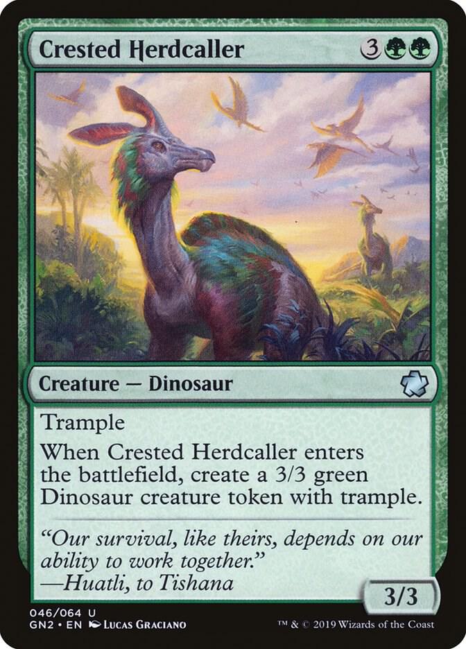 Crested Herdcaller 46 card from Magic Game Night 2019