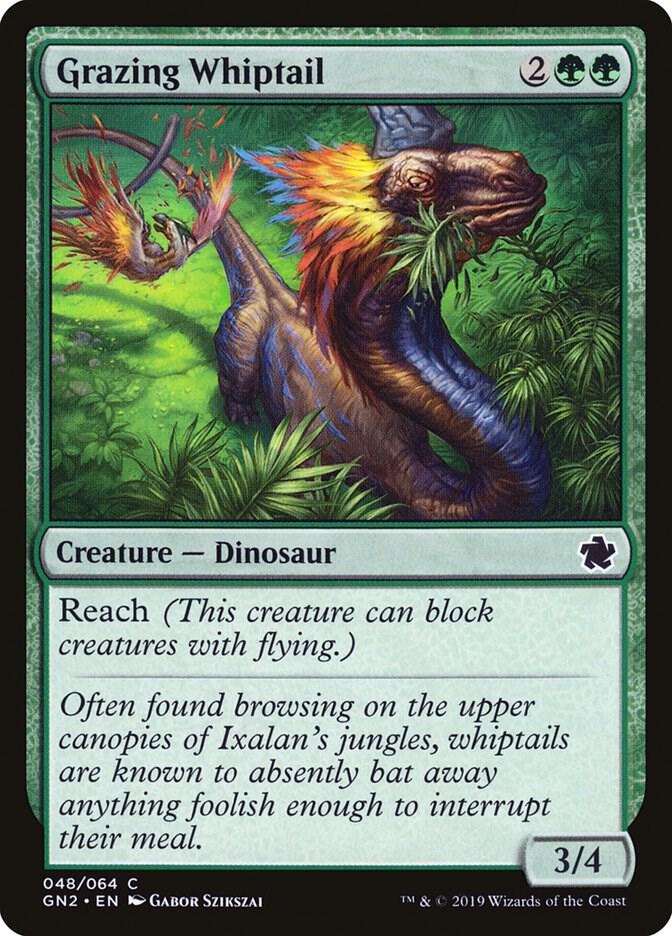 Grazing Whiptail 48 card from Magic Game Night 2019