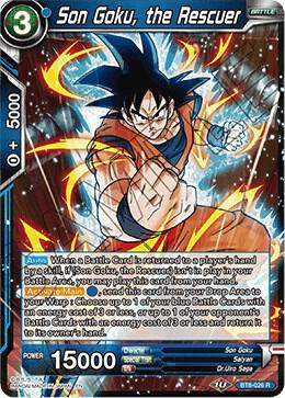 Son Goku, the Rescuer BT8-026 card from Malicious Machinations