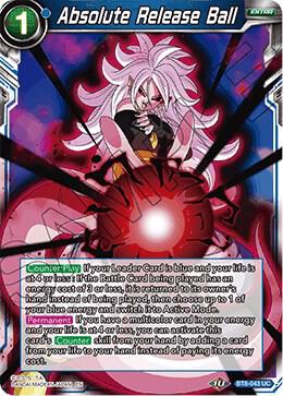 Absolute Release Ball BT8-043 card from Malicious Machinations