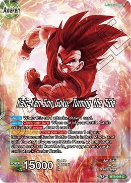 Son Goku // Kaio-Ken Son Goku, Turning the Tide BT8-044 card from Malicious Machinations