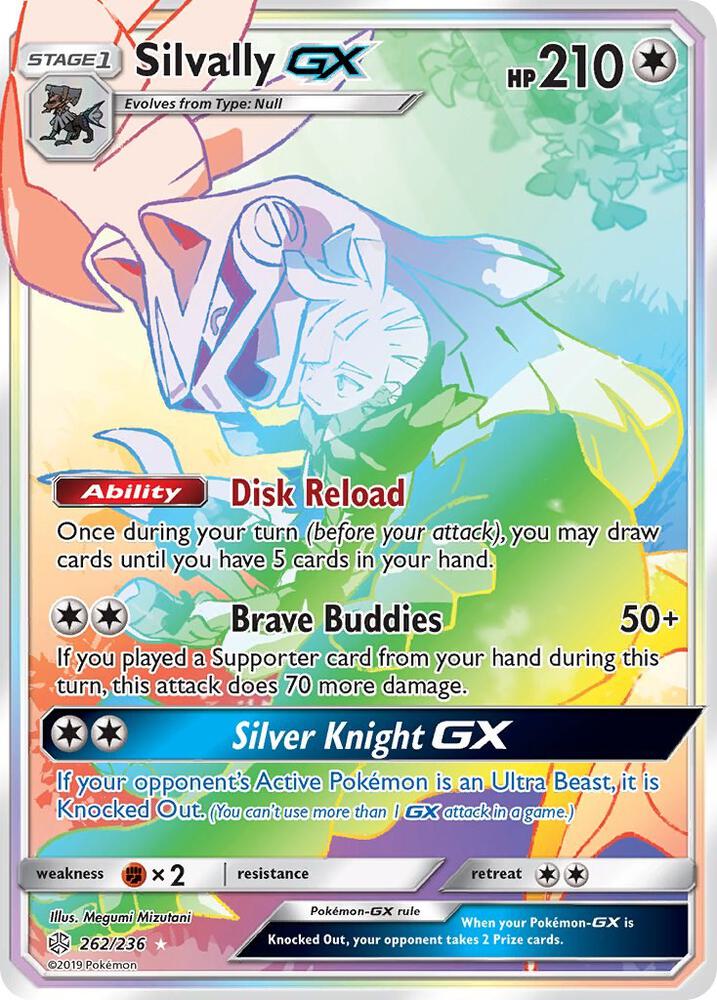 Silvally GX (Secret) 262/236 card from SM - Cosmic Eclipse