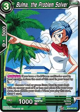 Bulma, the Problem Solver BT8-047 card from Malicious Machinations
