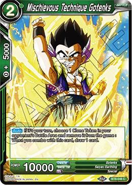 Mischievous Technique Gotenks BT8-048 card from Malicious Machinations