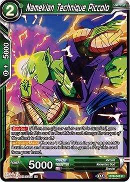 Namekian Technique Piccolo BT8-049 card from Malicious Machinations