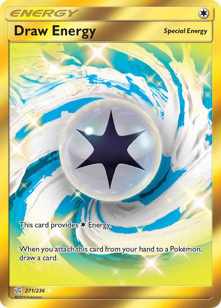 Draw Energy (Secret) 271/236 card from SM - Cosmic Eclipse