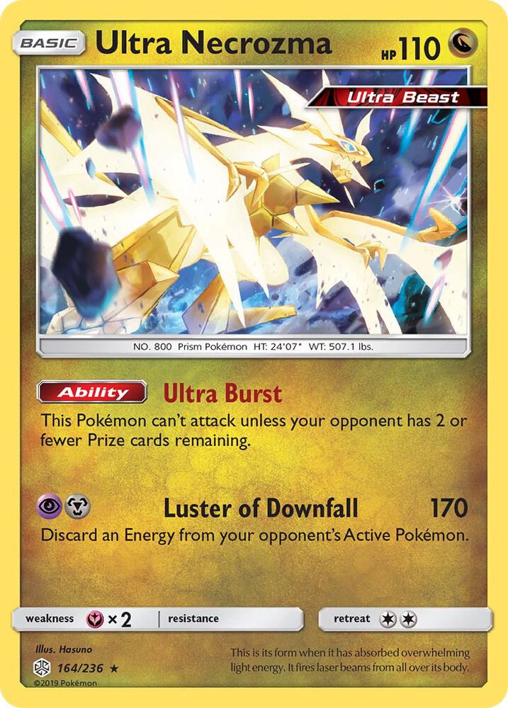 Ultra Necrozma 164/236 card from SM - Cosmic Eclipse