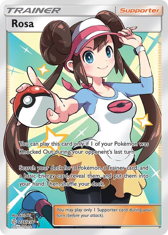 Rosa (Full Art) 236/236 card from SM - Cosmic Eclipse