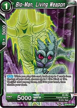 Bio-Man, Living Weapon BT8-061 card from Malicious Machinations