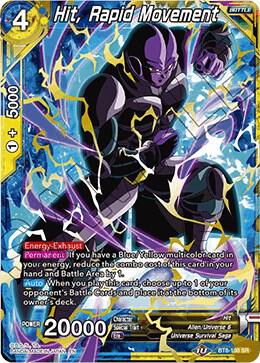 Hit, Rapid Movement BT8-108 card from Malicious Machinations