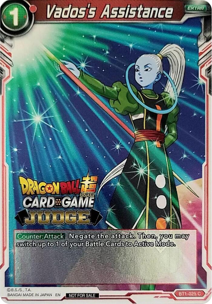 Vados's Assistance BT1-025 card from Judge Promotion Cards