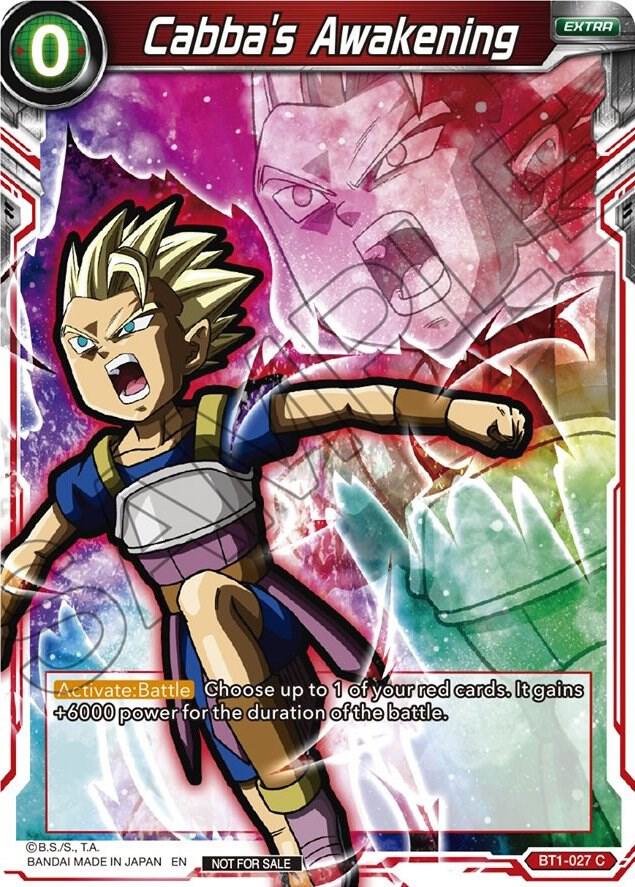 Cabba's Awakening (Event Pack 05) BT1-027 card from Promotion Cards