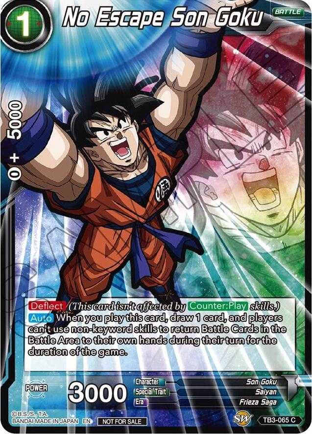 No Escape Son Goku (Event Pack 05) TB3-065 card from Promotion Cards