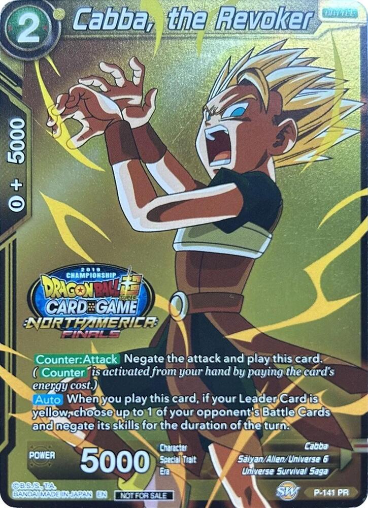 Cabba, the Revoker (Championship Final 2019) P-141 card from Tournament Promotion Cards
